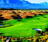Golf course on holiday in the Garden Route, South Africa