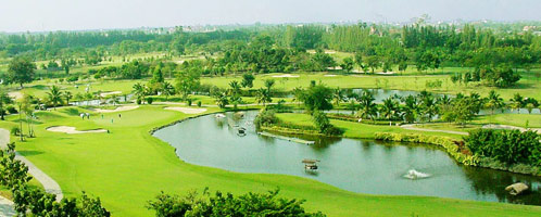 golf course club house in Thailand