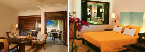 Accommodation at the Belle Mare Plage, Mauritius