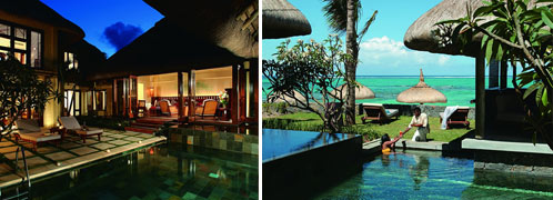 Accommodation at the Belle Mare Plage, Mauritius