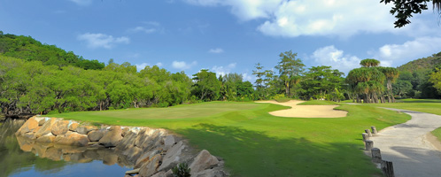 Golfing in Lemuria Seychelles