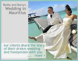 just married in Mauritius