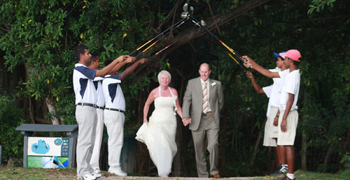 A wedding in Mauritius