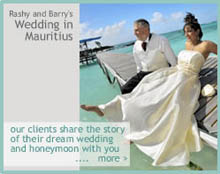 just married in Mauritius