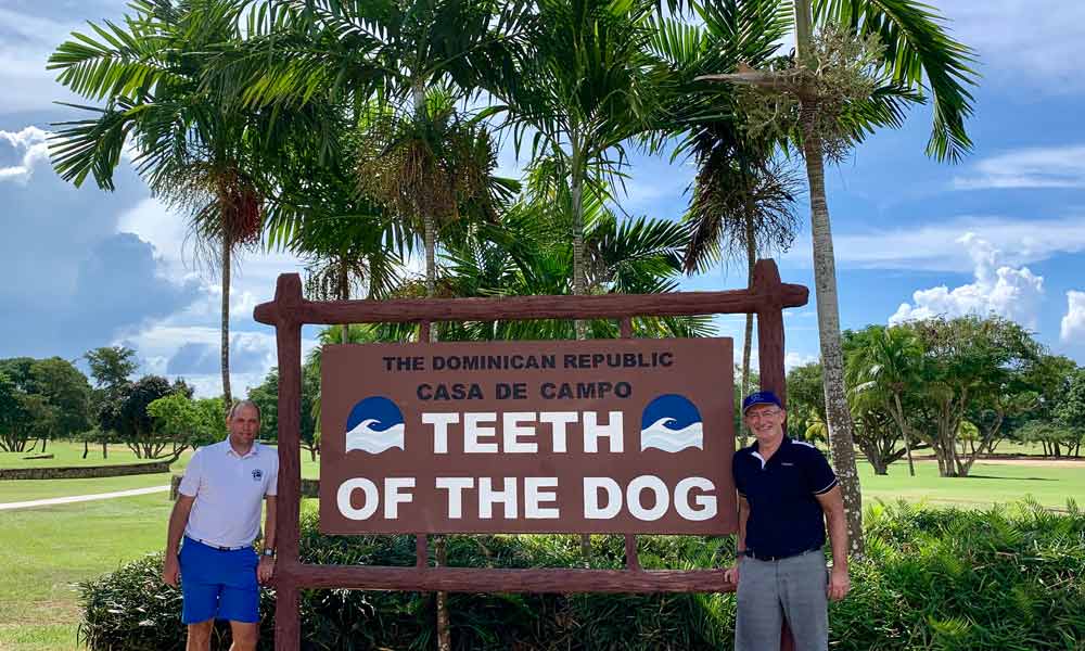 Mark & Stuart play the Number 1 Course in the Carribean - Teeth of the Dog