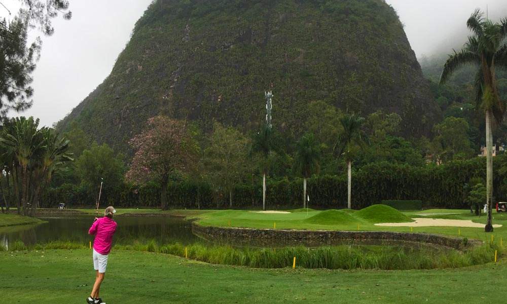 The 9 hole Itanhanga Golf Club in Brazil 